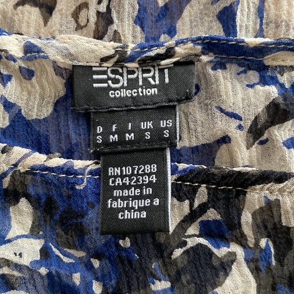 ESPRIT Collection silk floral top - Picture 4 of 4